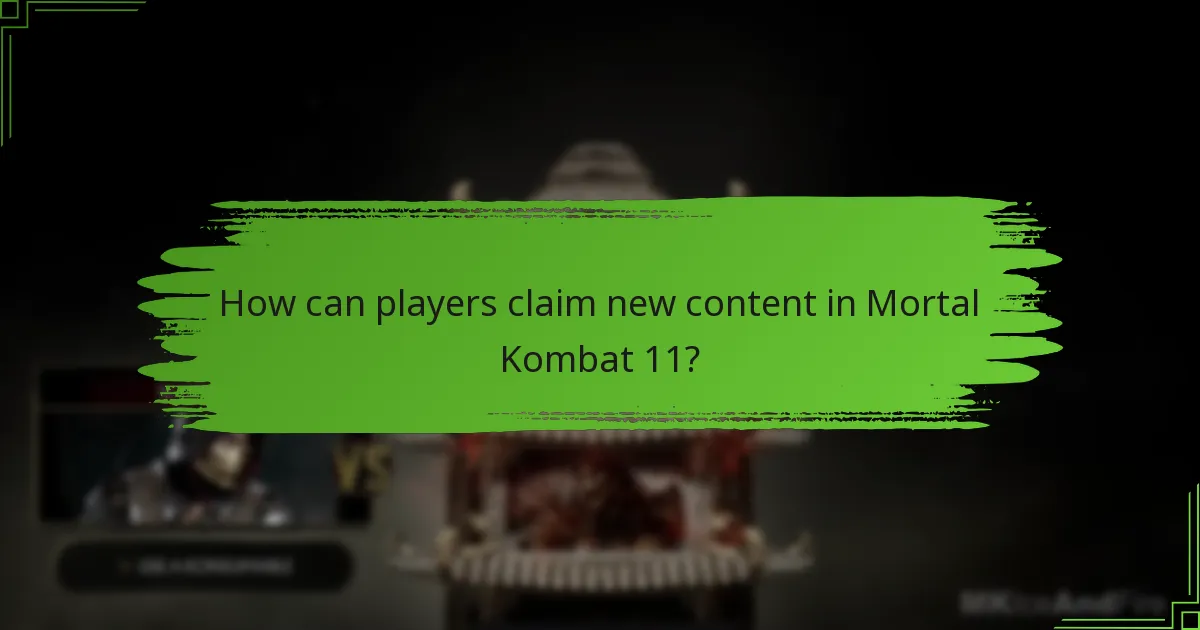 What new content is being released for Mortal Kombat 11?