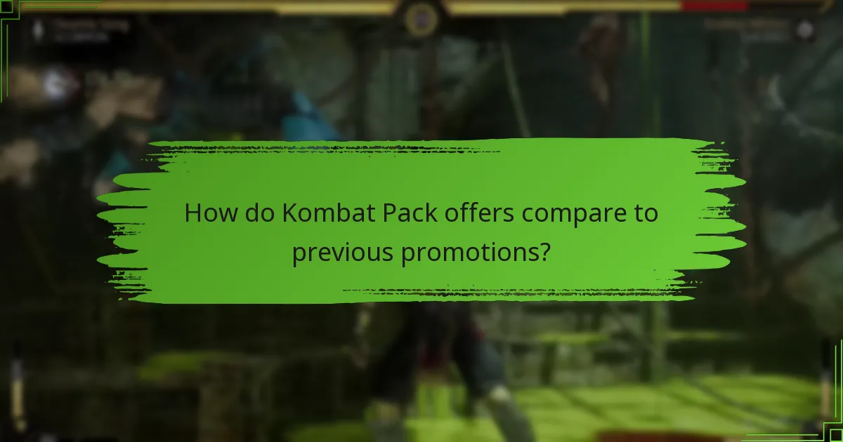 When are the claim periods for Kombat Pack offers?